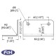 4 Hole L Bracket - 31.2mm x 60mm - Pack of 4